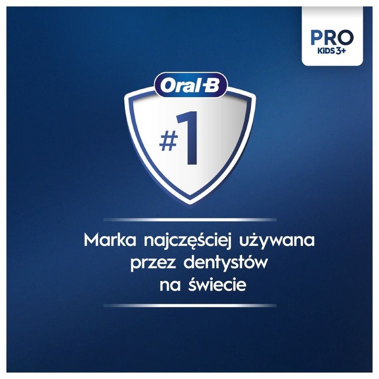 Oral-B, Kids, Kraina Lodu, zestaw: szczoteczka elektryczna + etui podróżne