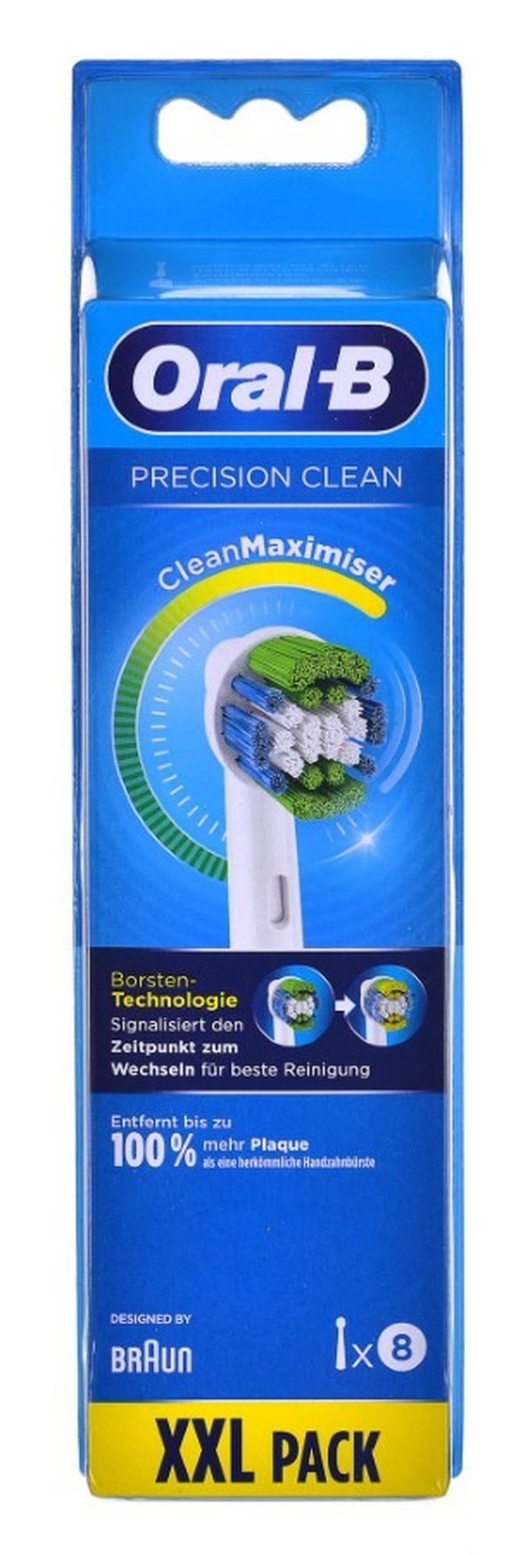 Oral-B, końcówki do szczoteczki elektrycznej Precision Clean EB20-8 CleanMaximiser, 8 szt.