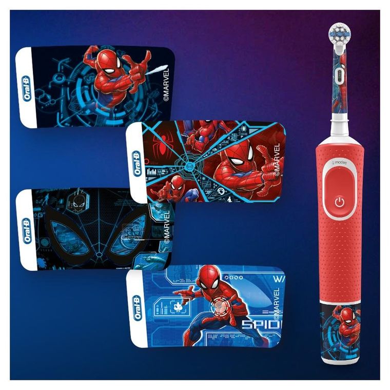 Oral-B, Vitality 100 Kids, Spiderman, szczoteczka wibrująca