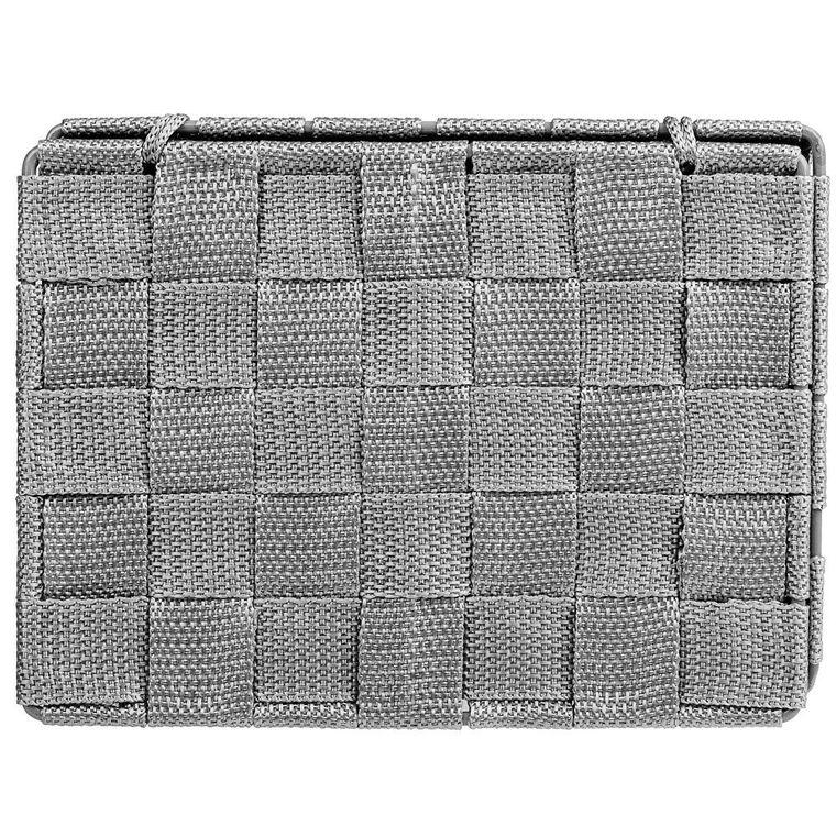 Organizer z pokrywką, Adria grey, pojemnik łazienkowy