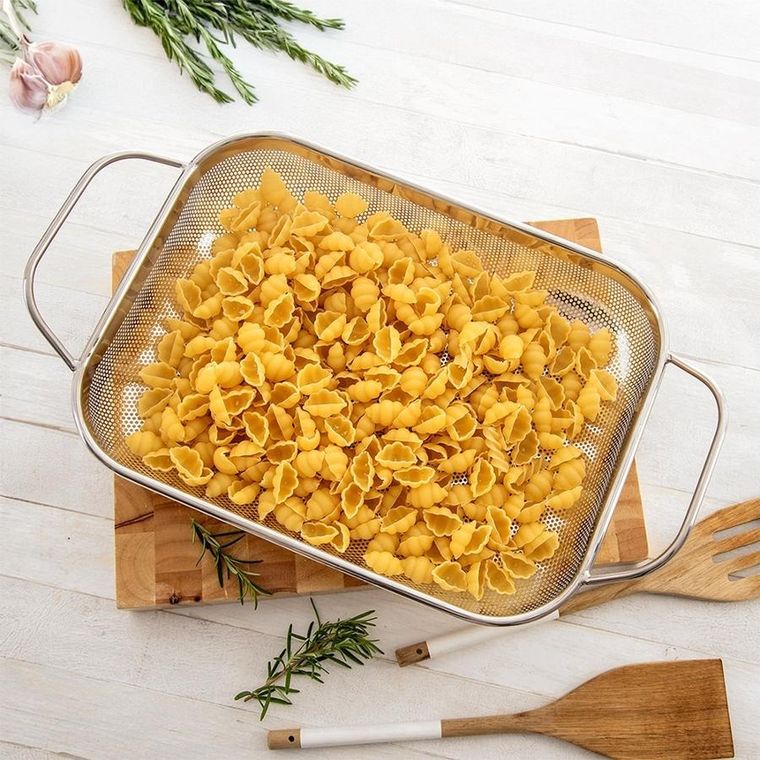 Orion, Anett, cedzak kuchenny stalowy, 43-25-9 cm