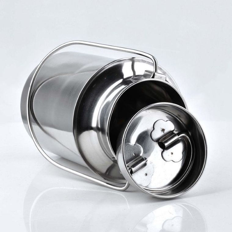 Orion, bańka na mleko, stalowa retro 2,5l