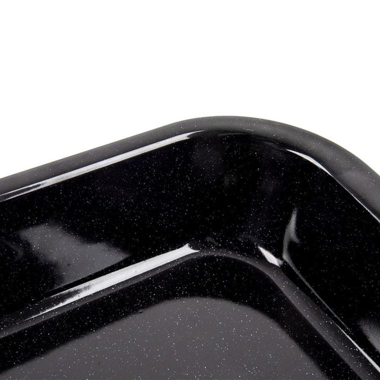 Orion, blacha do pieczenia, emaliowana, prostokątna, głęboka, 31-25-4,5 cm