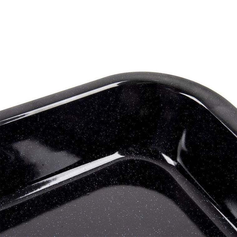 Orion, blacha do pieczenia, emaliowana, prostokątna, głęboka, 36-26-5 cm