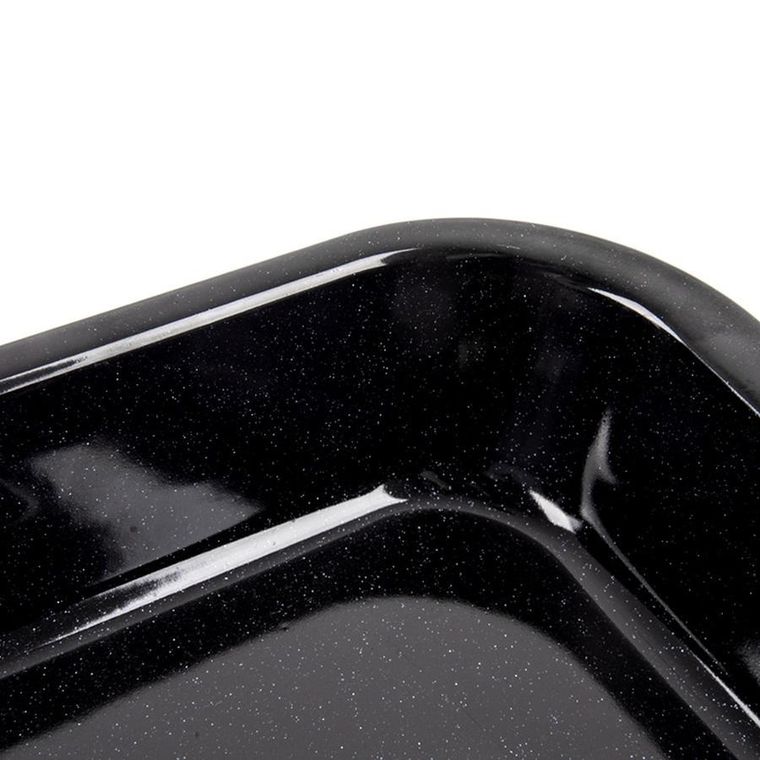 Orion, blacha do pieczenia, emaliowana, prostokątna, głęboka, 40-35,5-5 cm