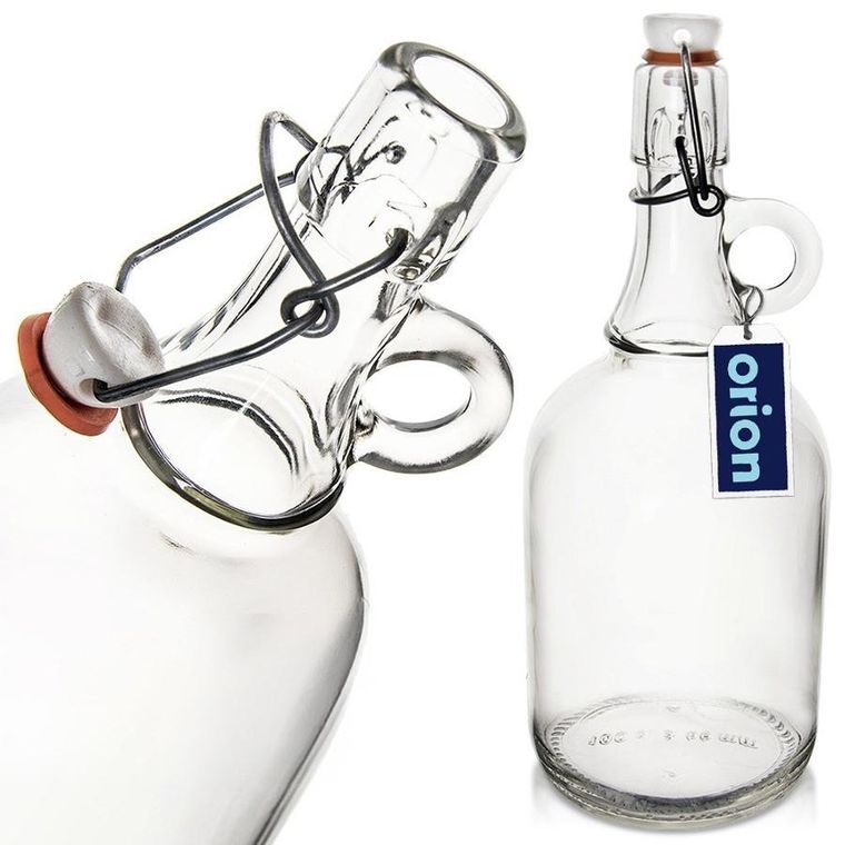 Orion, butelka z klipsem szklana, 1l