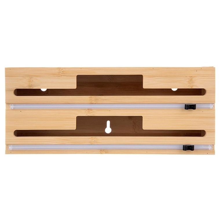 Orion, dyspenser do folii, podwójny, drewniany