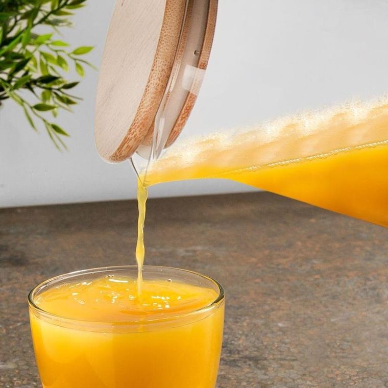 Orion, dzbanek z pokrywką bambusową i uchwytem, 1,5 l