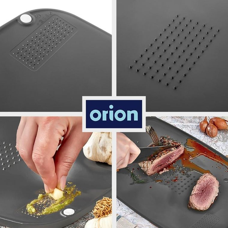 Orion, Ela, deska do krojenia, dwustronna z wypustkami, 37,5-25 cm