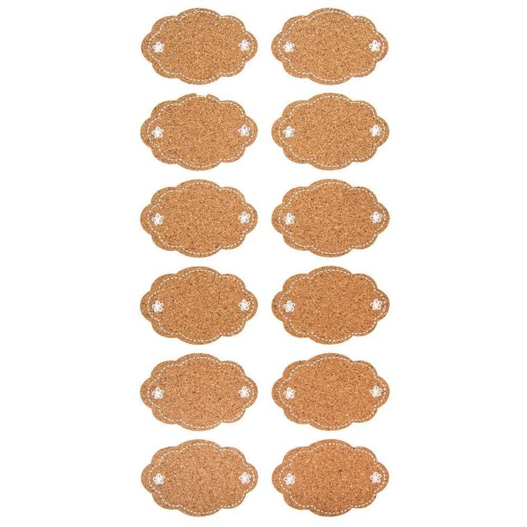 Orion, etykiety samoprzylepne na słoiki, 12 szt.