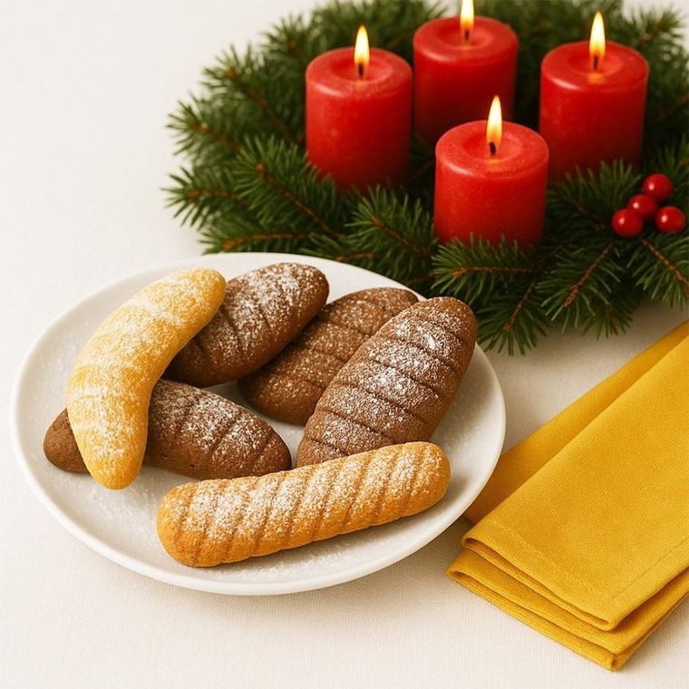 Orion, forma do ciastek i pralin, silikonowa, brązowa, 33-24,5-1 cm