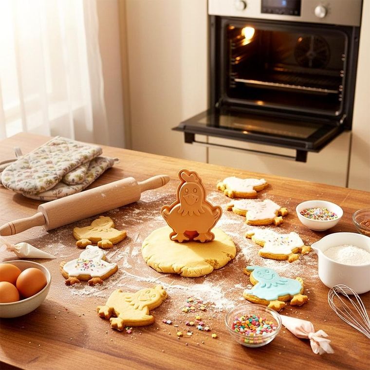 Orion, forma do pieczenia, silikonowa, kura, 19,5-15-4 cm