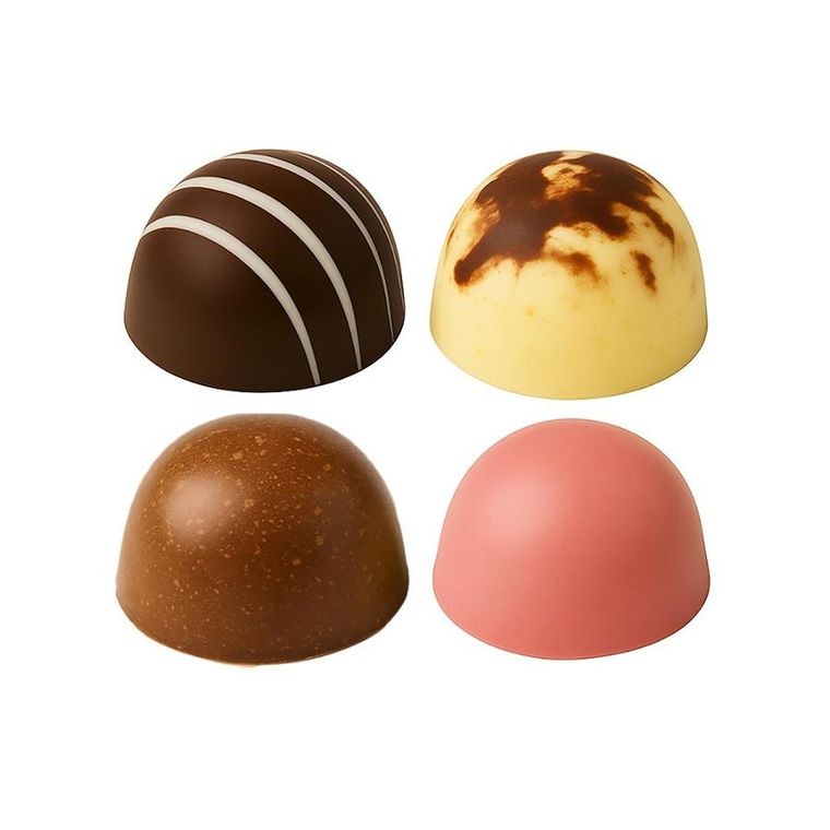 Orion, forma do pralin i czekoladek silikonowa, beżowa, 30-17,5-1,5 cm