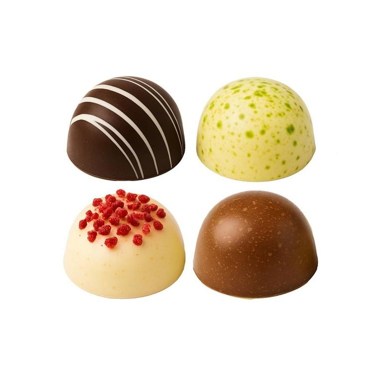 Orion, forma do pralin i czekoladek silikonowa, brązowa, 30-17,5-1,5 cm