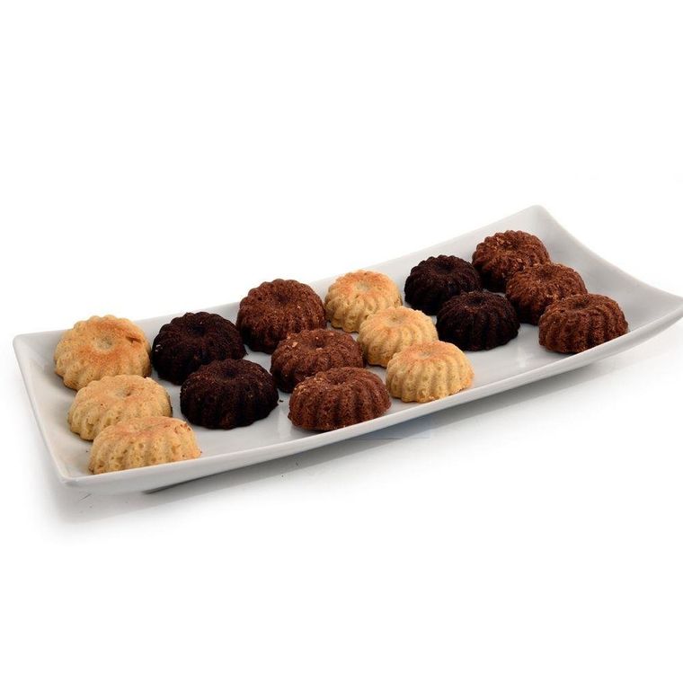 Orion, forma silikonowa do pieczenia ciasteczek kruchych, 24 szt.