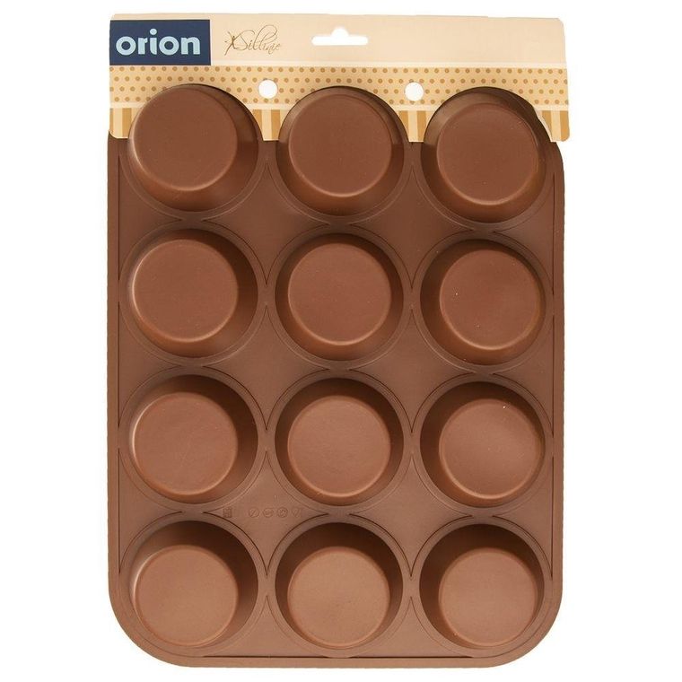 Orion, forma silikonowa na muffinki, 12 szt.