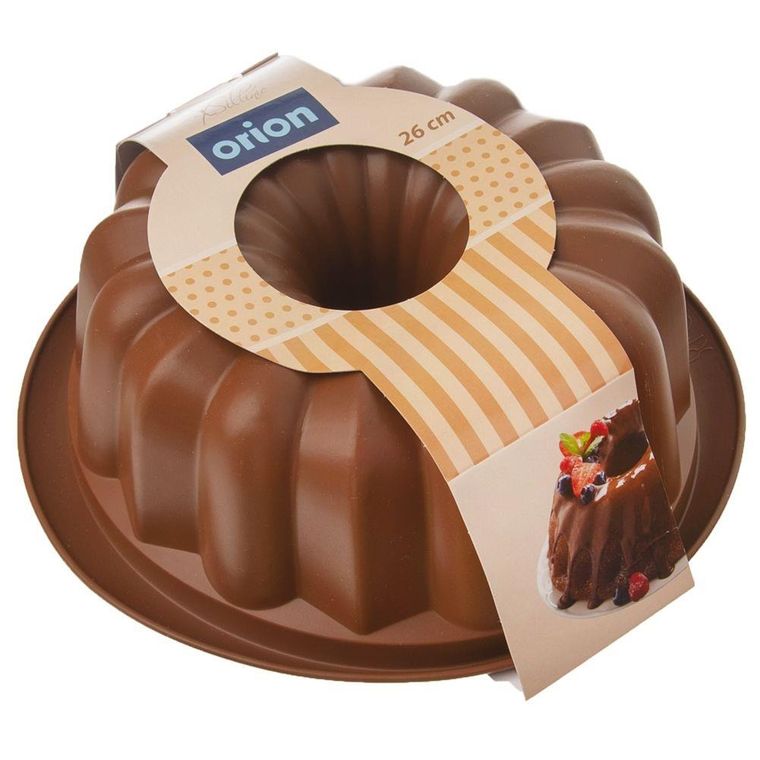 Orion, forma silikonowa z kominem do pieczenia babki