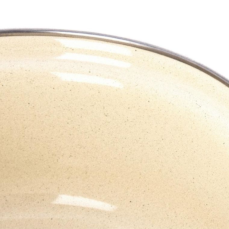 Orion, garnek emaliowany, brown, 14 cm, 600 ml