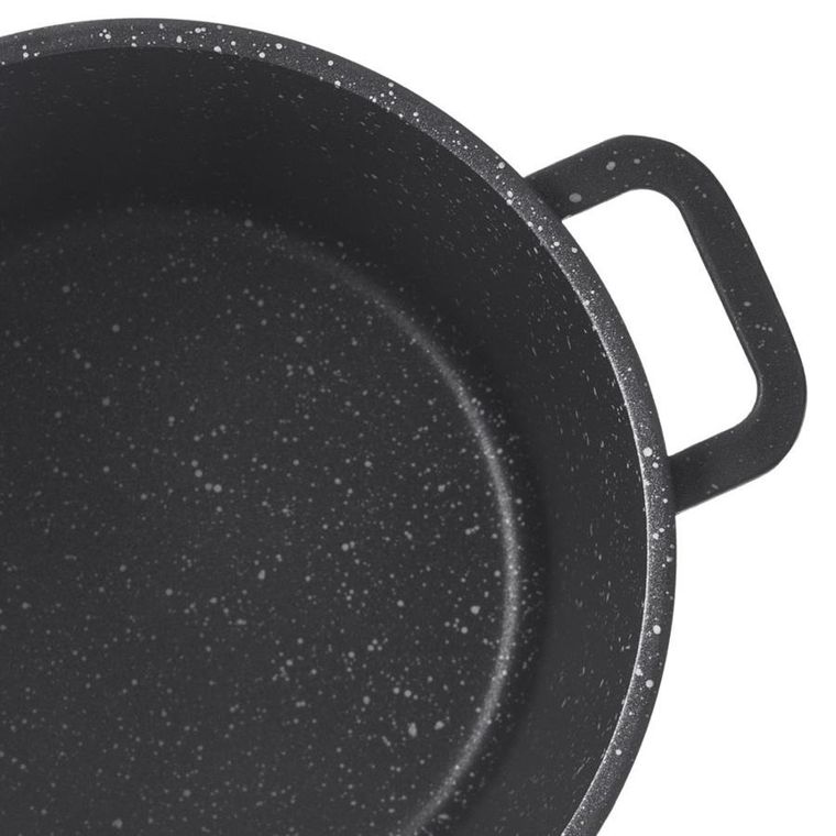 Orion, garnek granitowy ze szklaną pokrywką wysoki, Grande, 4.2 l