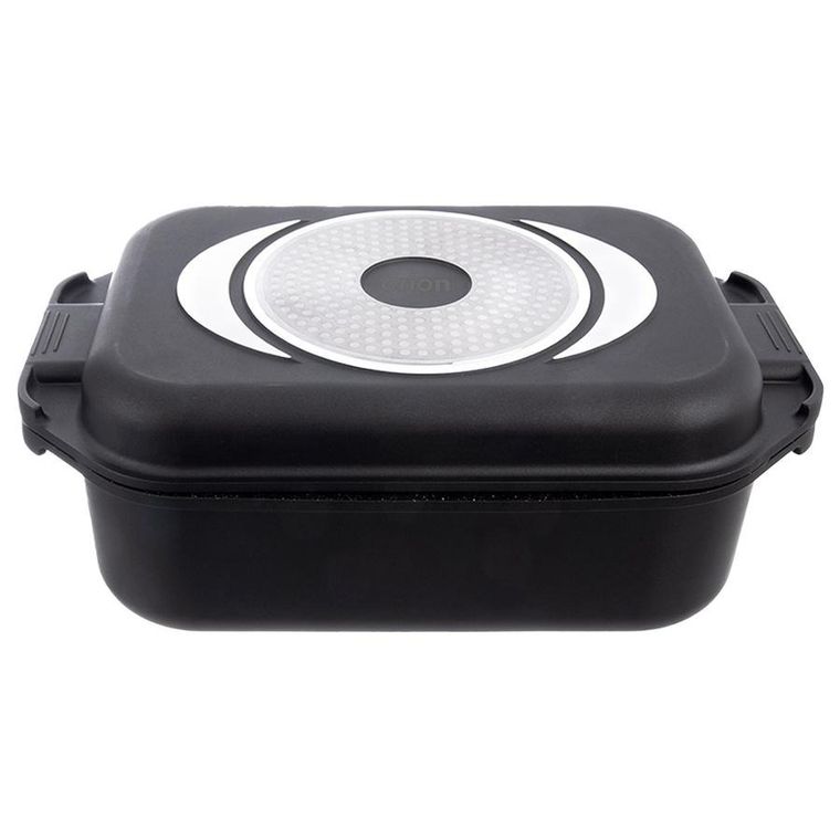 Orion, Grande, brytfanna granitowa z pokrywką, 7l, 41-26-15 cm