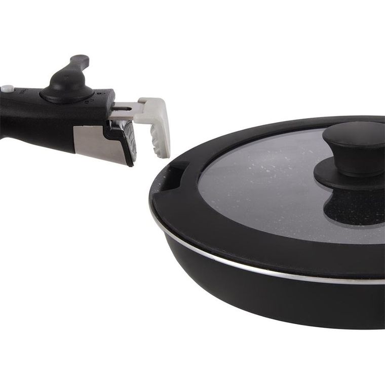 Orion, Grande Combi, pokrywka, szklana/silikonowa, 27 cm