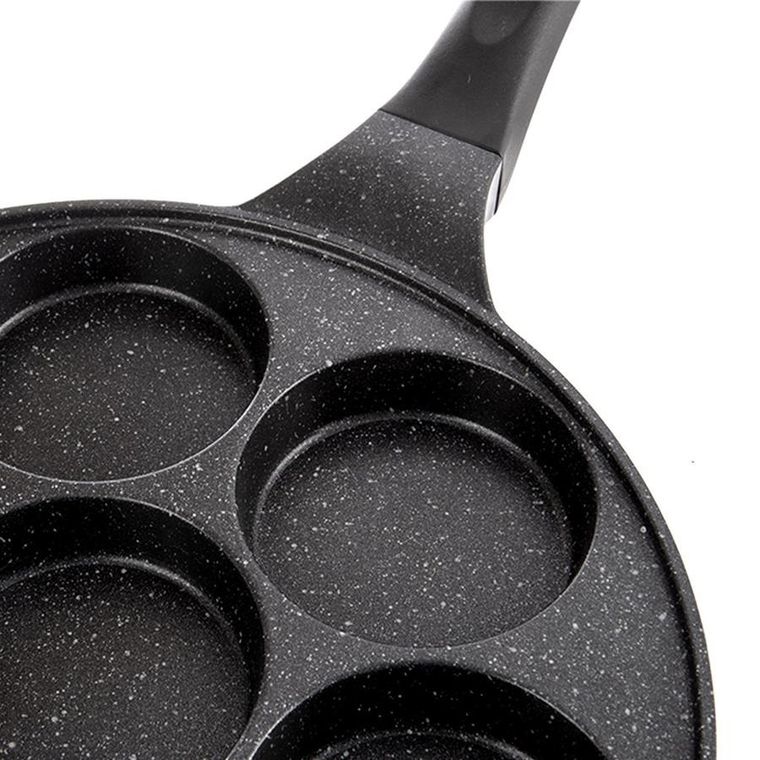 Orion, Grande, patelnia do jajek, 7 otworów, granitowa, 27 cm