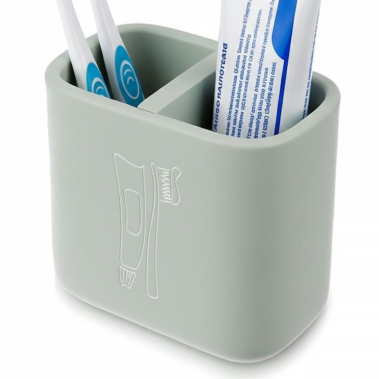 Orion, Greenish, kubek łazienkowy, podwójny, zielony