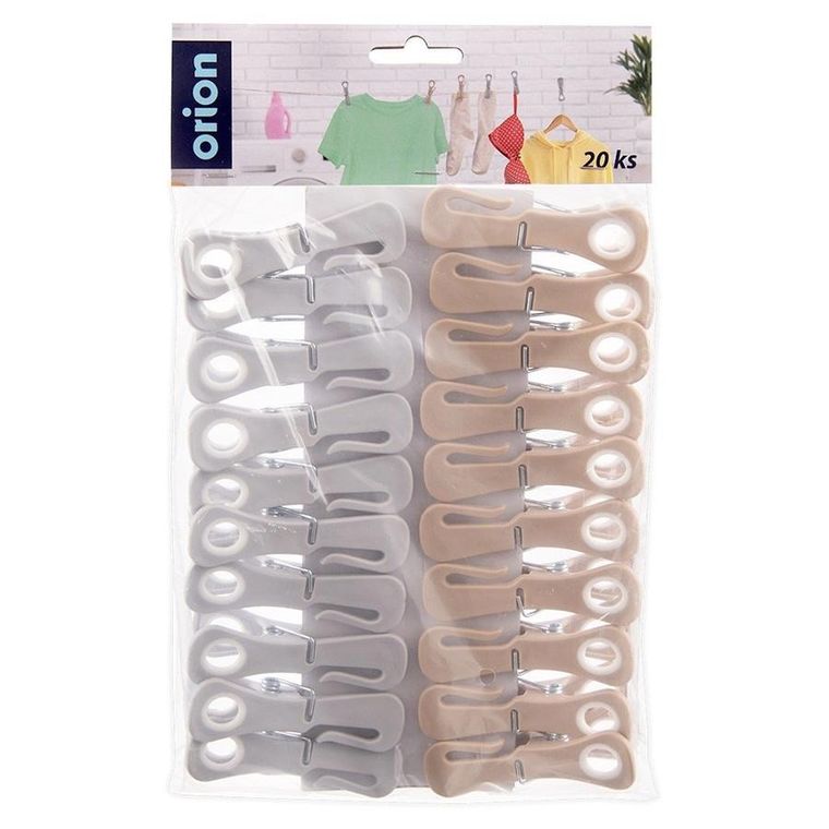 Orion, klamerki na pranie, plastikowe, 20 szt.