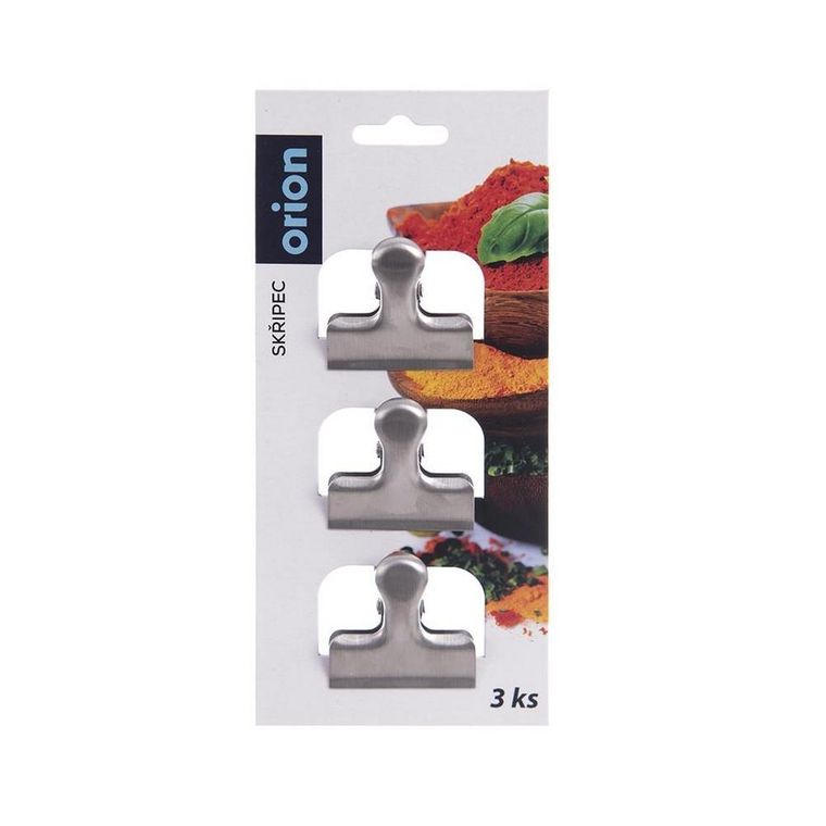 Orion, klipsy do zamykania opakowań żywności, 3 szt.