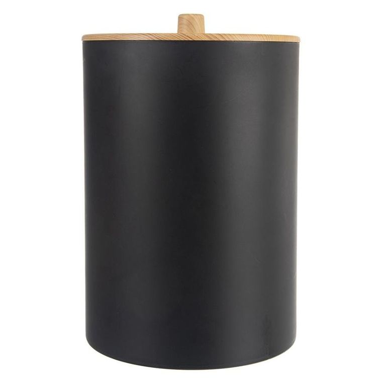 Orion, kosz na śmieci łazienkowy czarny, 7l