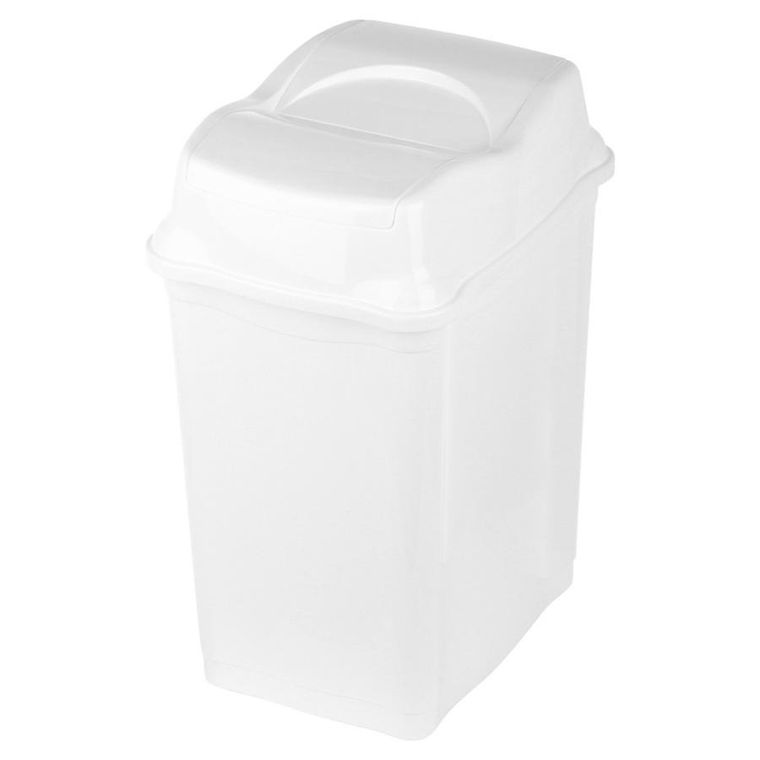Orion, kosz na śmieci, plastikowy, biały, 28l