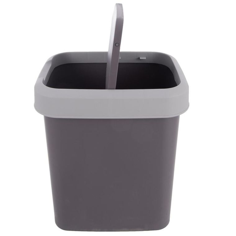 Orion, kosz na śmieci, plastikowy, szary, 12 l