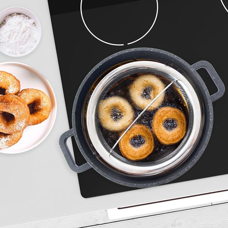 Orion, koszyk do smażenia frytek, stalowy, 21.5-13 cm