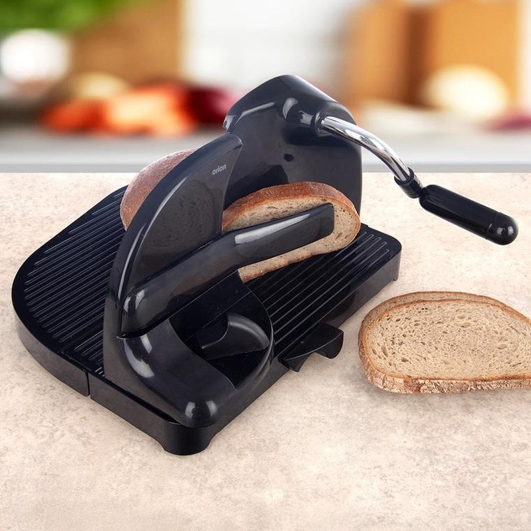 Orion, krajalnica do chleba, ręczna, kompaktowa, czarna