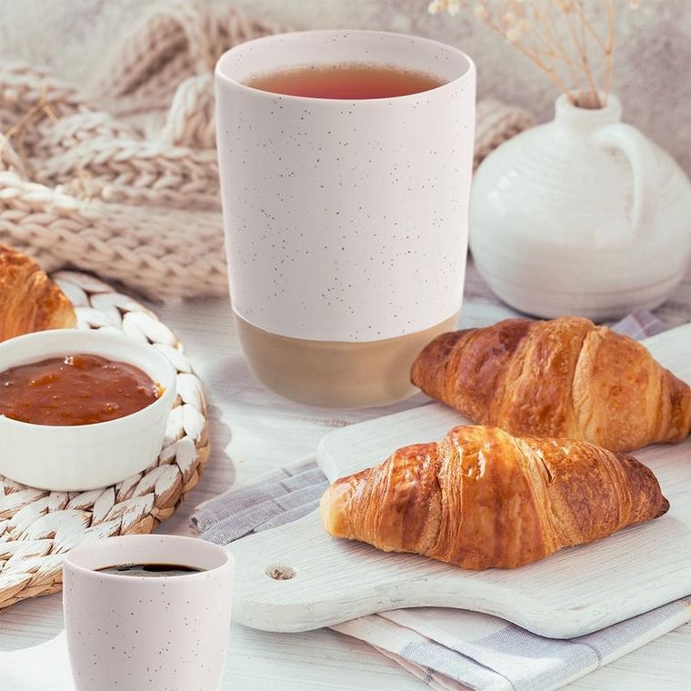 Orion, kubek, ceramiczny, biały, 340 ml