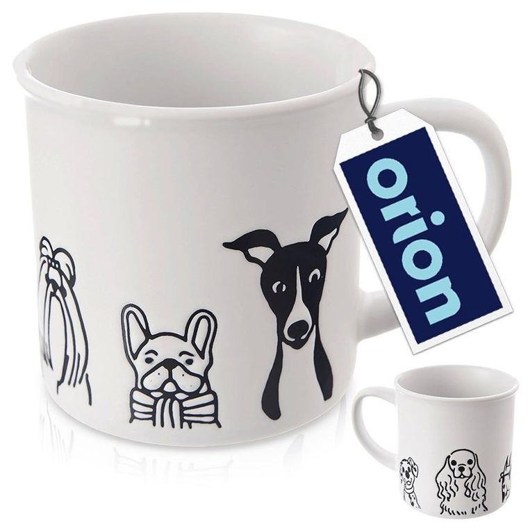 Orion, kubek ceramiczny, biały, 500 ml