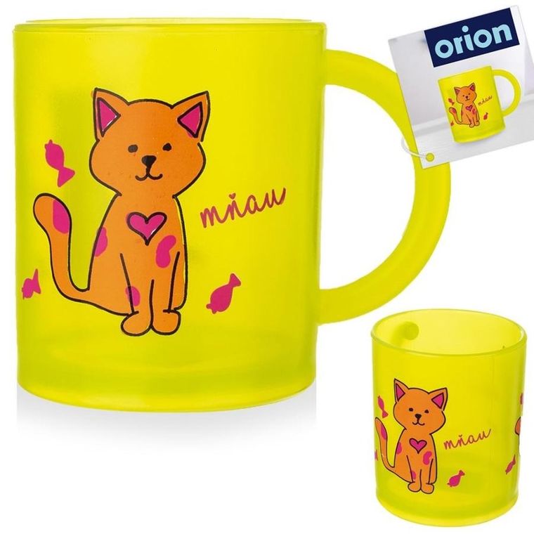 Orion, kubek dla dziecka, kot, 260 ml