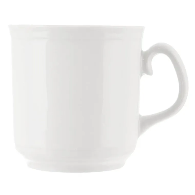 Orion, kubek porcelanowy, biały, 400 ml