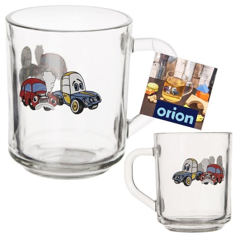Orion, kubek szklany, auto, 230 ml