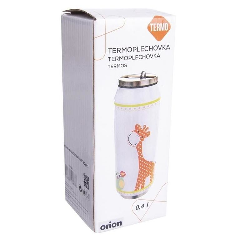 Orion, kubek termiczny, termos, puszka, żyrafa, 0,4 l