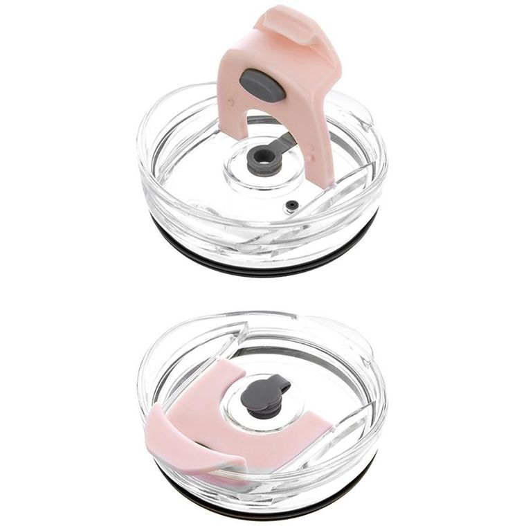 Orion, kubek termiczny z uchwytem, stalowy, różowy, 1,2l