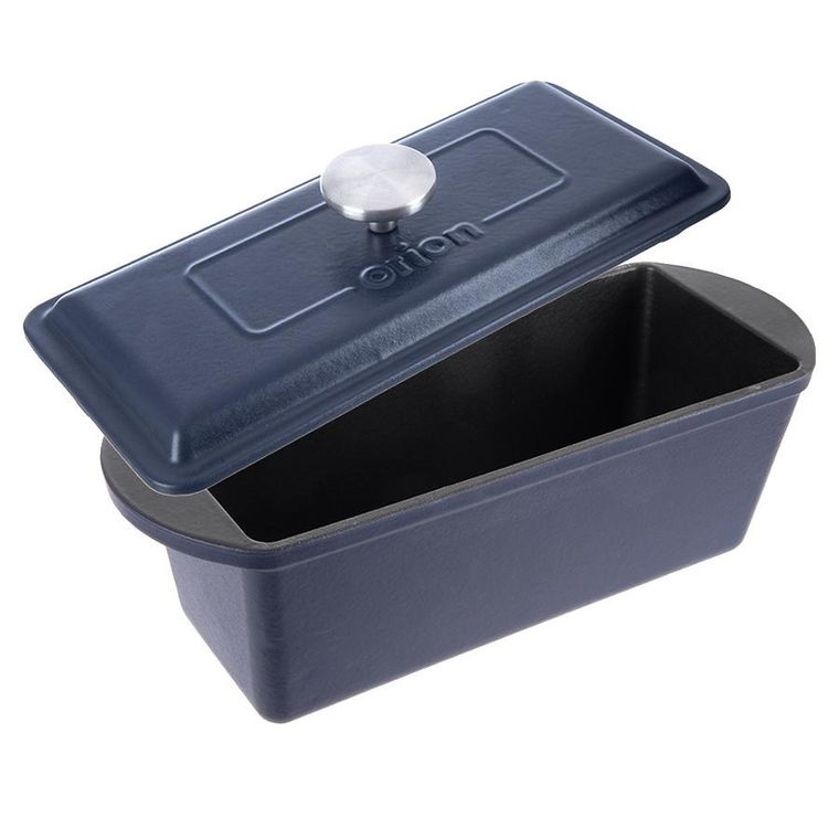 Orion, Litina smalt, forma do chleba z pokrywką, żeliwna, 35 cm, 3l