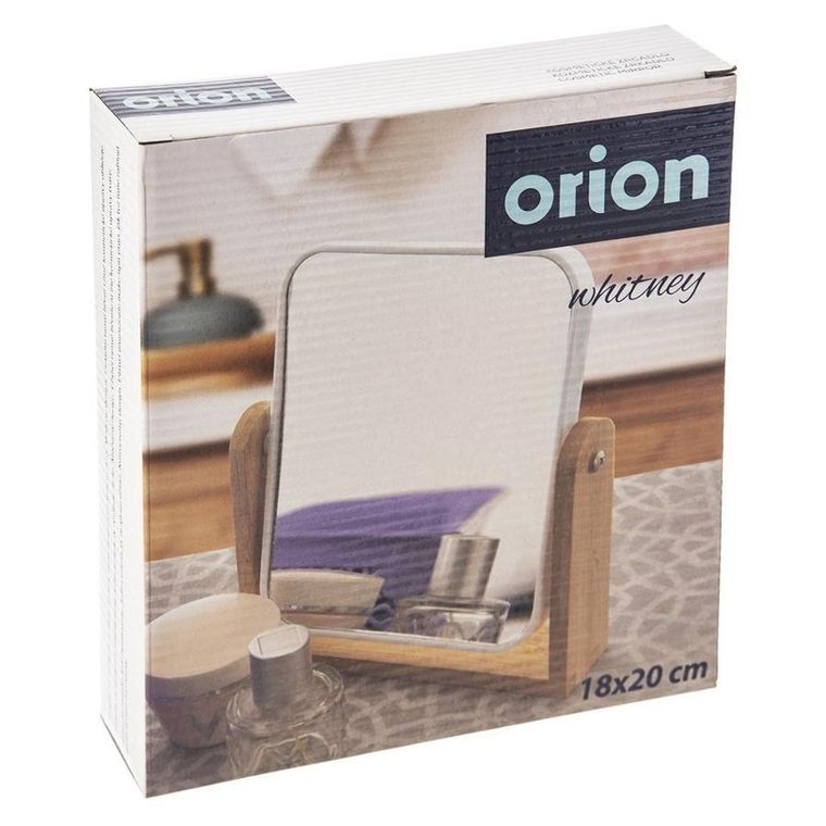 Orion, lusterko kosmetyczne podwójne, Whitney, 18-20 cm