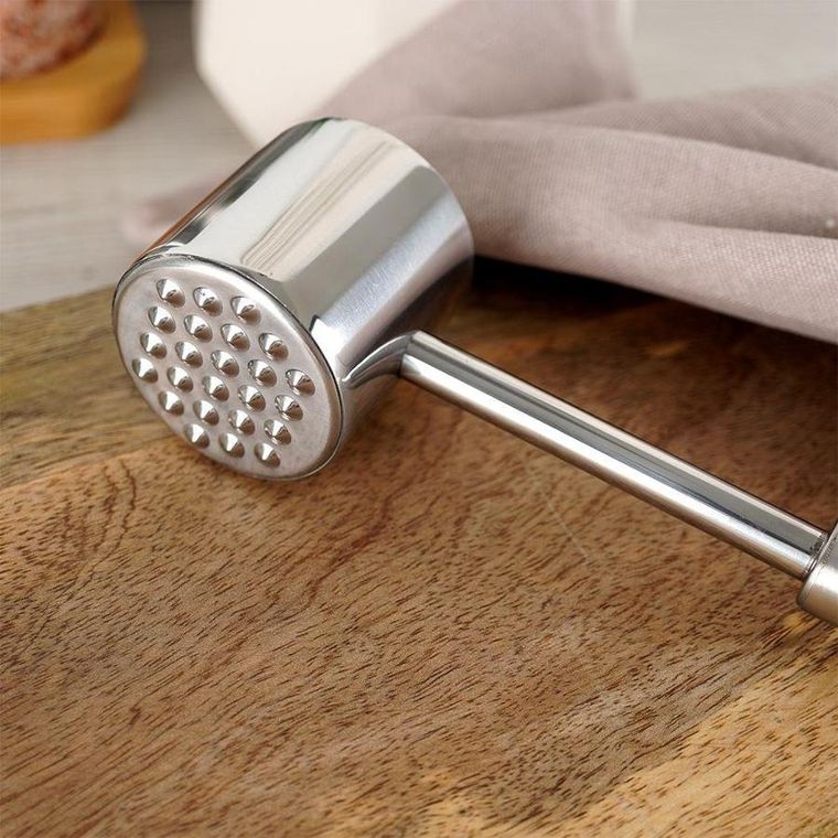 Orion, Luxy, tłuczek dwustronny do mięsa, stalowy, 27 cm