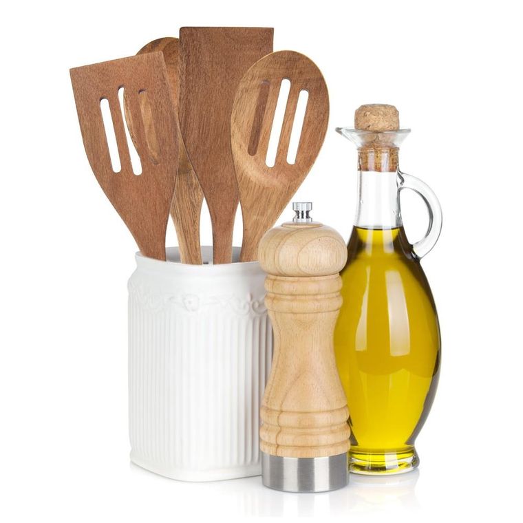 Orion, łyżka akacjowa, ażurowa, 30 cm