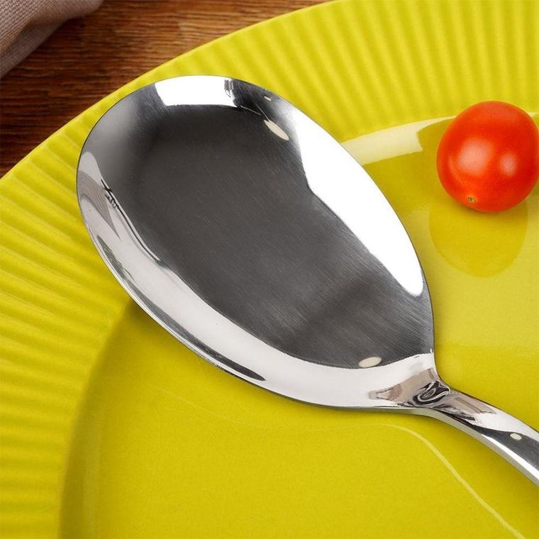 Orion, łyżka do sałaty, stalowa, 25 cm
