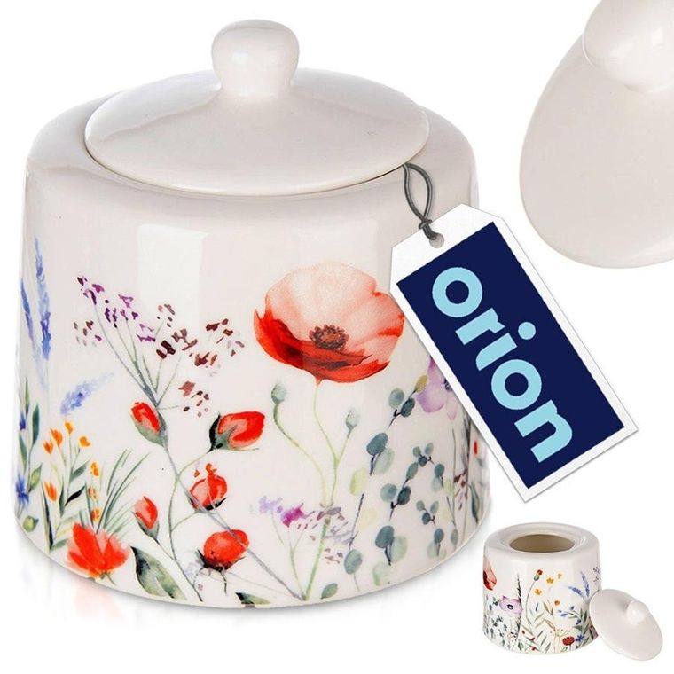 Orion, Maki, cukierniczka porcelanowa, biała, 9,5-9,5 cm
