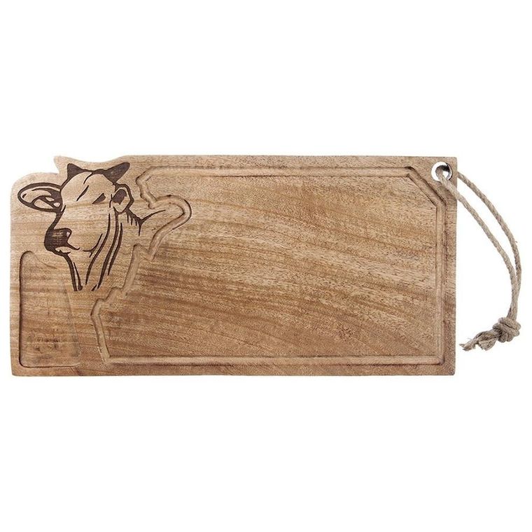 Orion, Mango, deska do krojenia i serwowania, drewniana, 45-22 cm