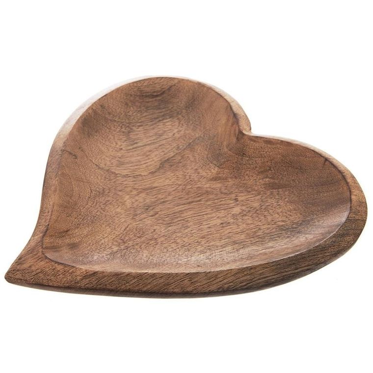 Orion, Mango, drewniany talerz na przekąski, 25-25 cm