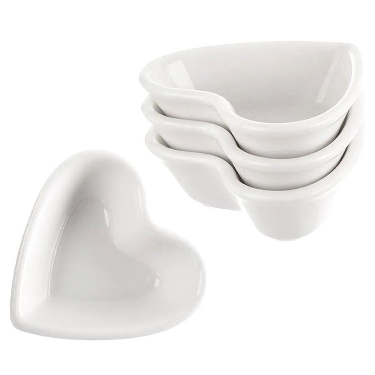 Orion, miseczki na przekąski, porcelanowe, 7,5 cm, 35 ml, 4 szt.
